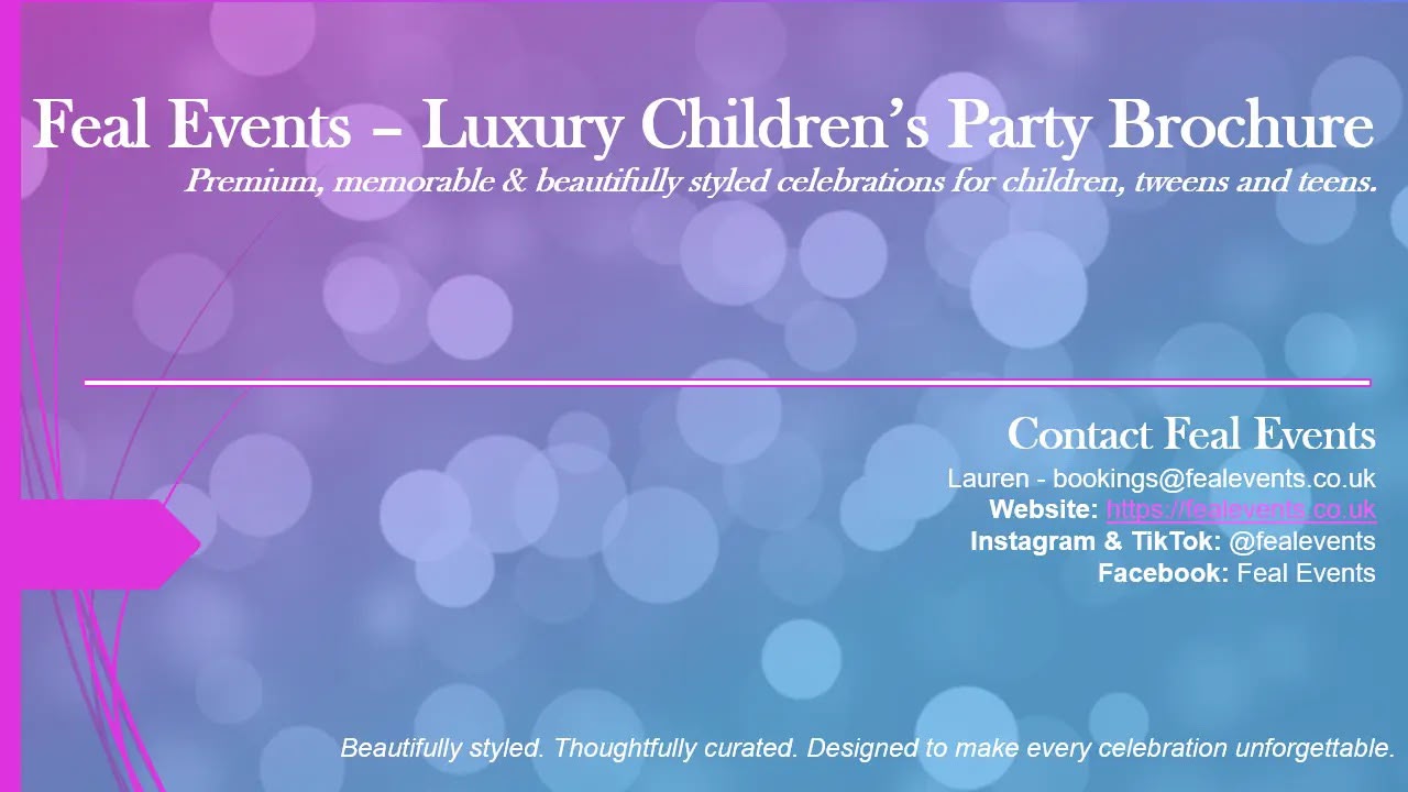 Party brochure page 1